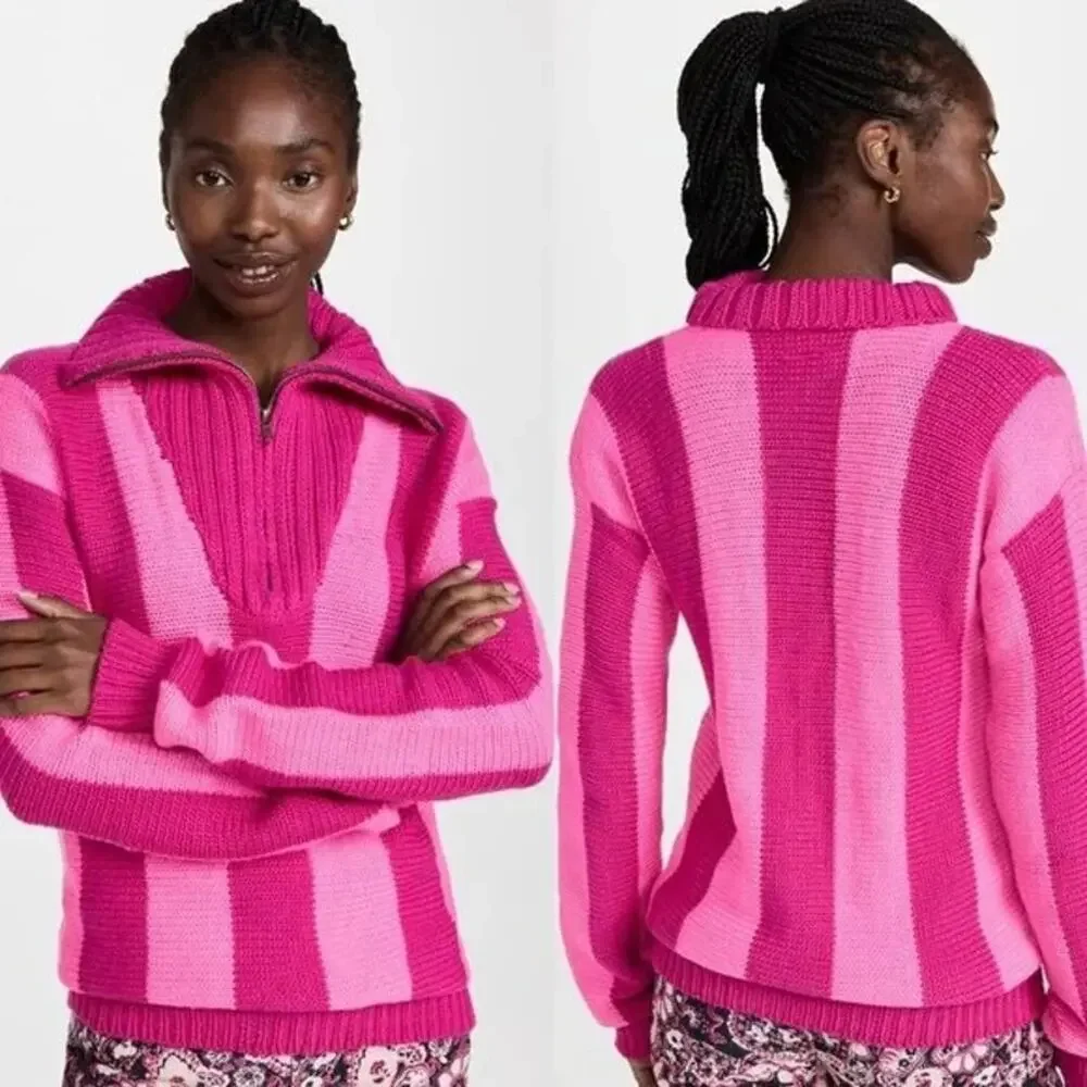 Tach Clothing Linnette Knit Sweater - Fuchsia/Pink - Small